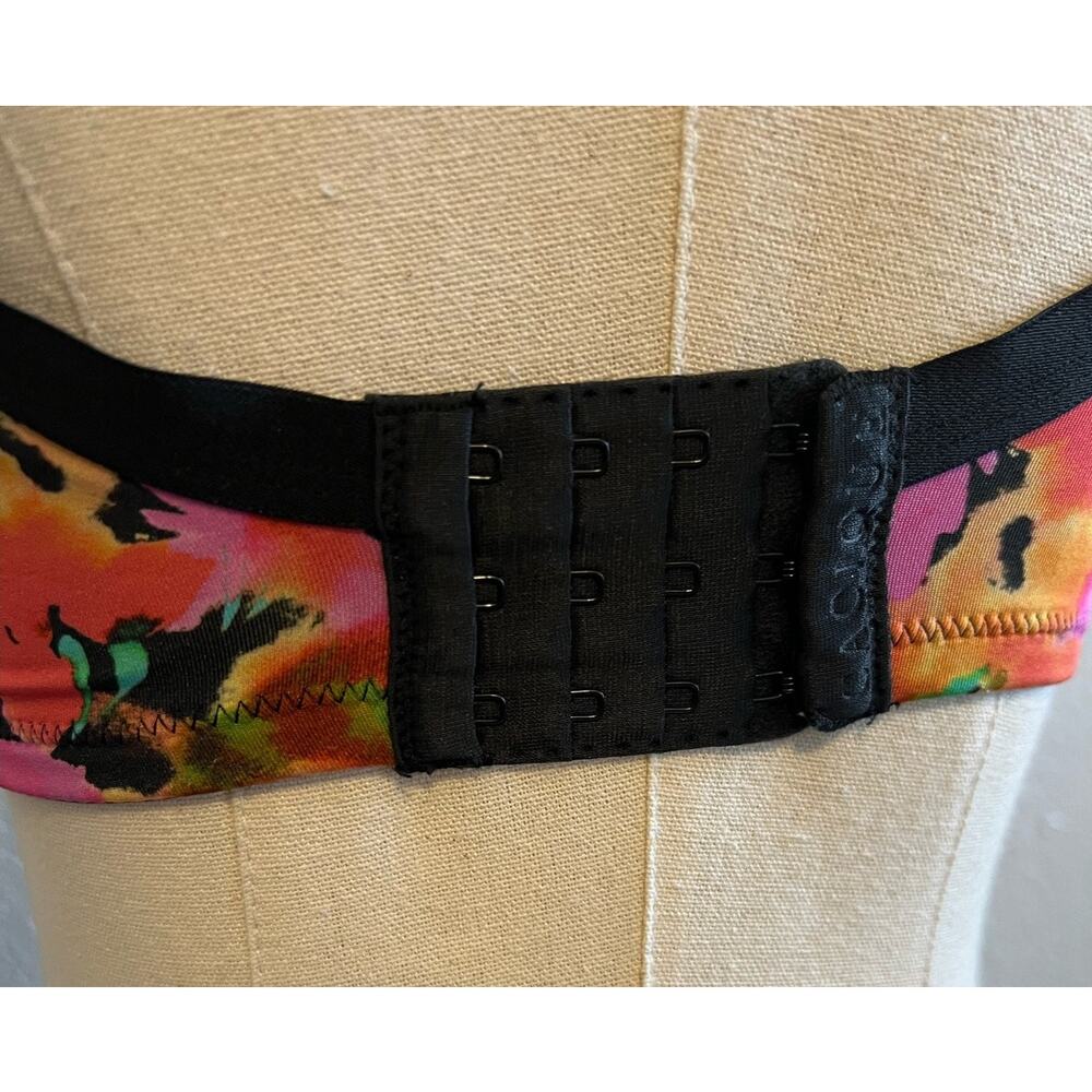 Lane Bryant Cacique Bra Lightly Lined Full Coverage Bright Floral Size 34G - Picture 3 of 6